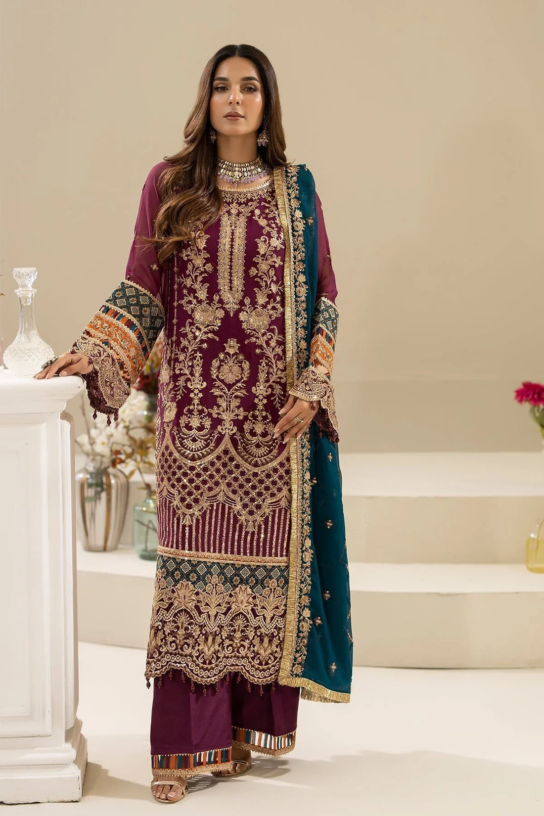 shalwar kameez with dopatta