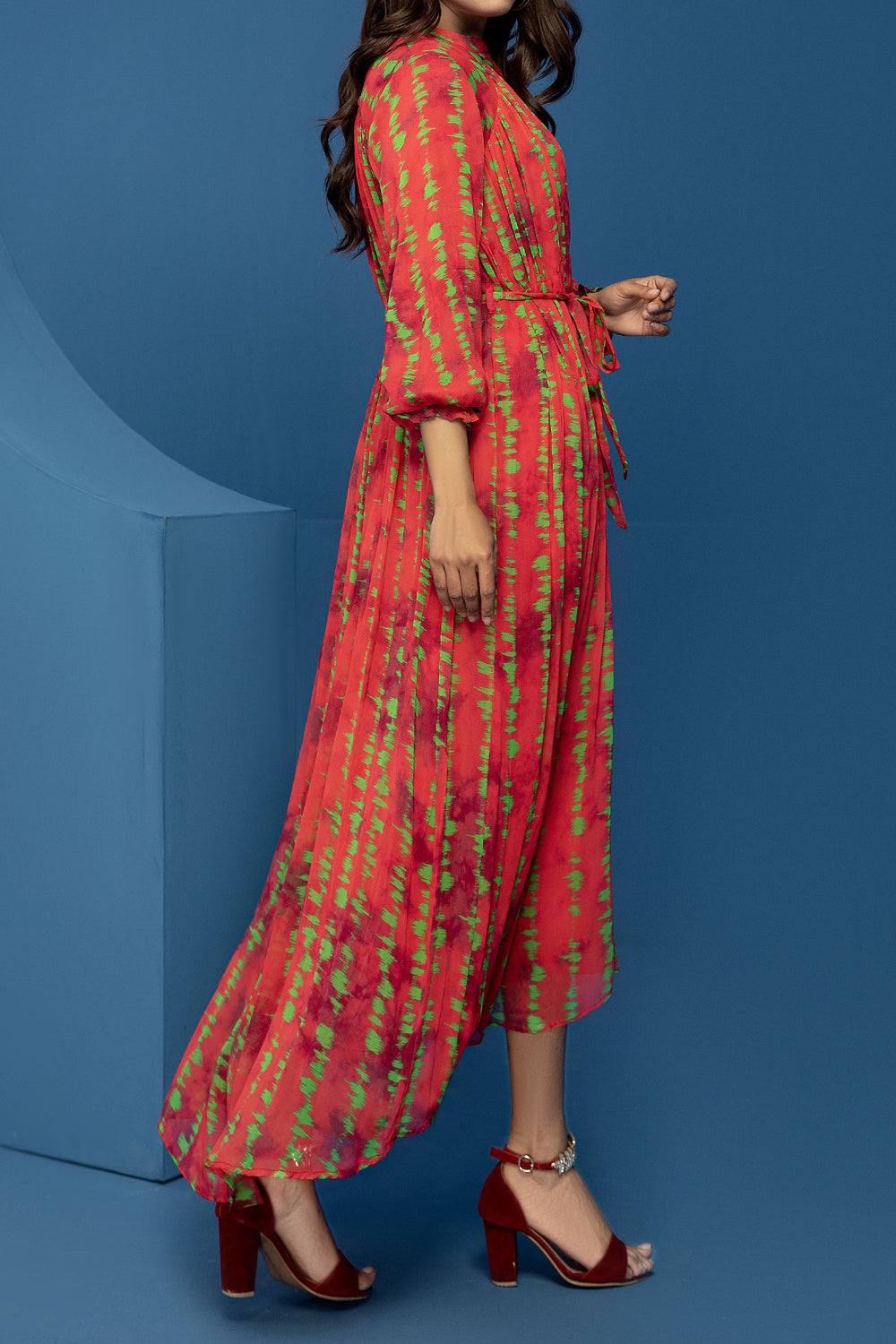 Rafia Luxury Printed Chiffon Shirt – Exclusive Summer Collection | Shirt Only