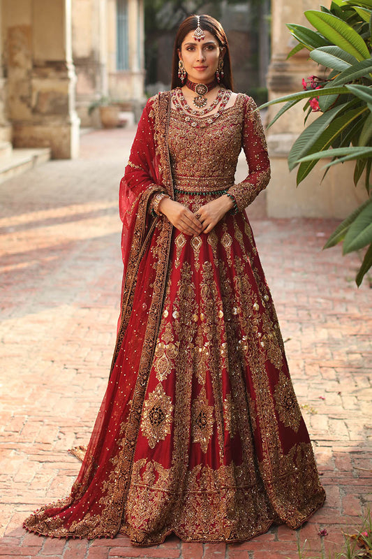 Aalya – Reddish Maroon Raw Silk Lehenga Set (Custom Order)