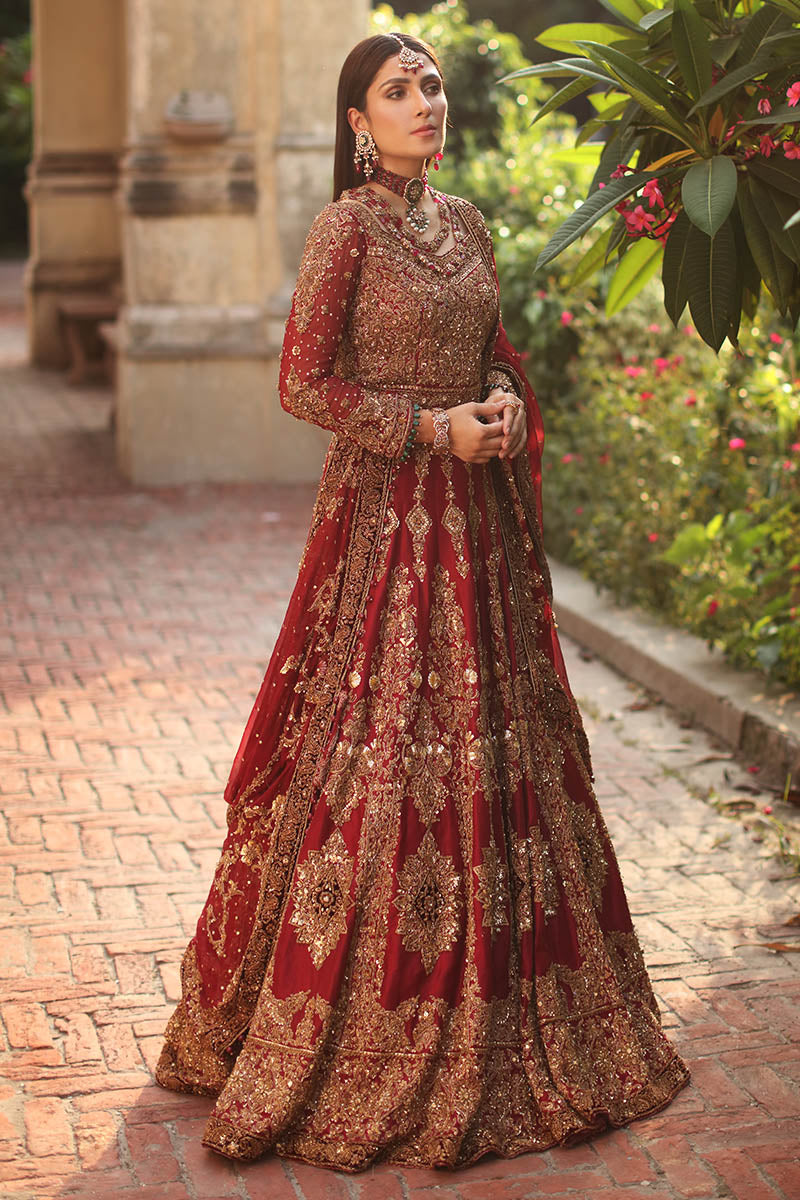 Aalya – Reddish Maroon Raw Silk Lehenga Set (Custom Order)