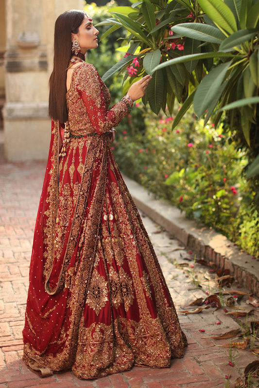 Aalya – Reddish Maroon Raw Silk Lehenga Set (Custom Order)