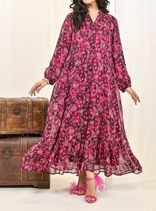 Chiffon long Maxi Dress – Luxury Casual Wear