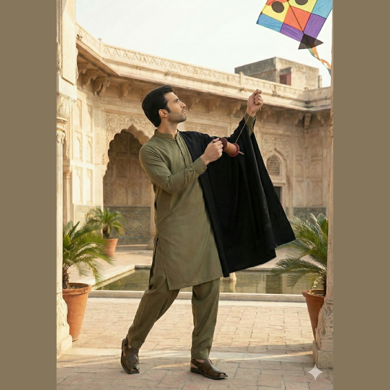 Men’s Wash & Wear Shalwar Kameez – Stitched | Ready to Wear