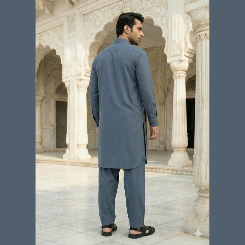 Men’s Wash & Wear Shalwar Kameez – Stitched | Ready to Wear