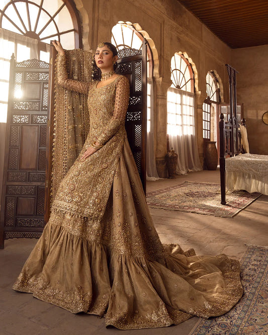 Eastern Clozet | Naisha — Hand Embellished Gharara - Bridal Gharara by Eastern Clozet