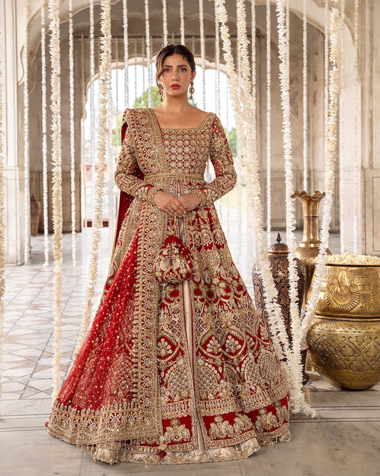 Eastern Clozet | Juri — Luxury Organza Bridal Gown with Lehnga - Bridal Gown by Eastern Clozet