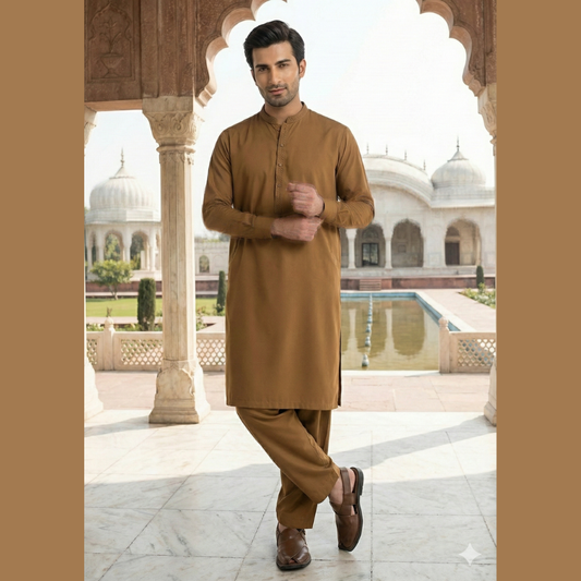 Men’s Wash & Wear Shalwar Kameez – Stitched | Ready to Wear