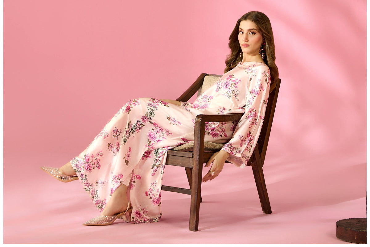 Ward — Luxury Digital Print Kurta | Eastern Clozet