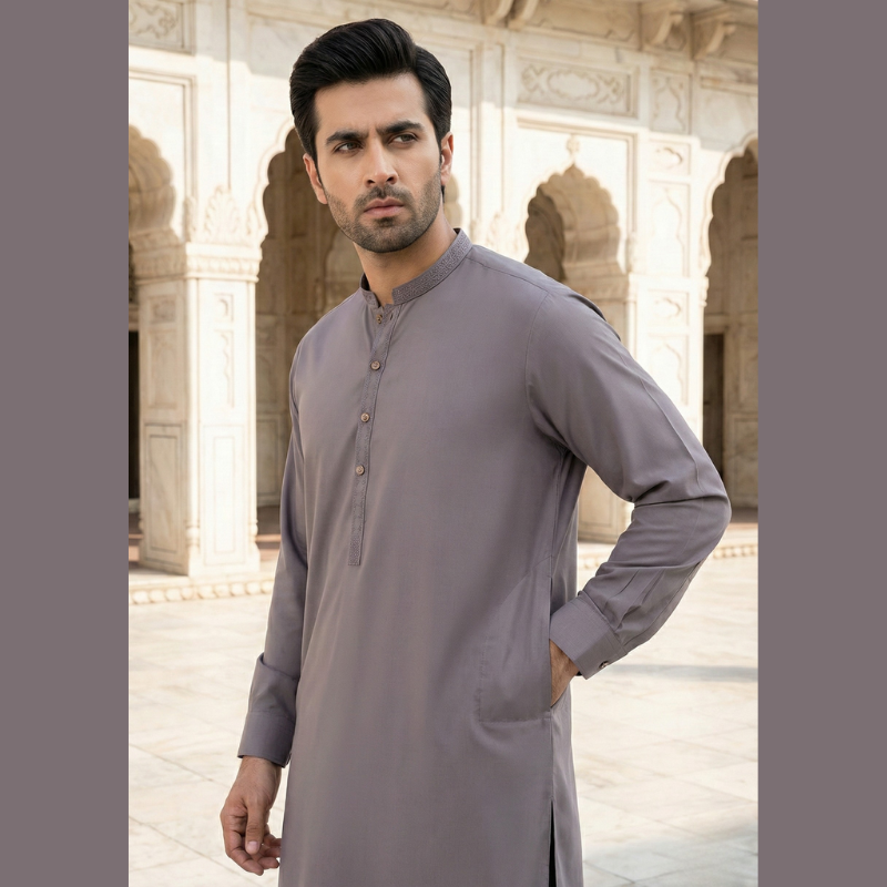 Men’s Wash & Wear Shalwar Kameez – Stitched | Ready to Wear