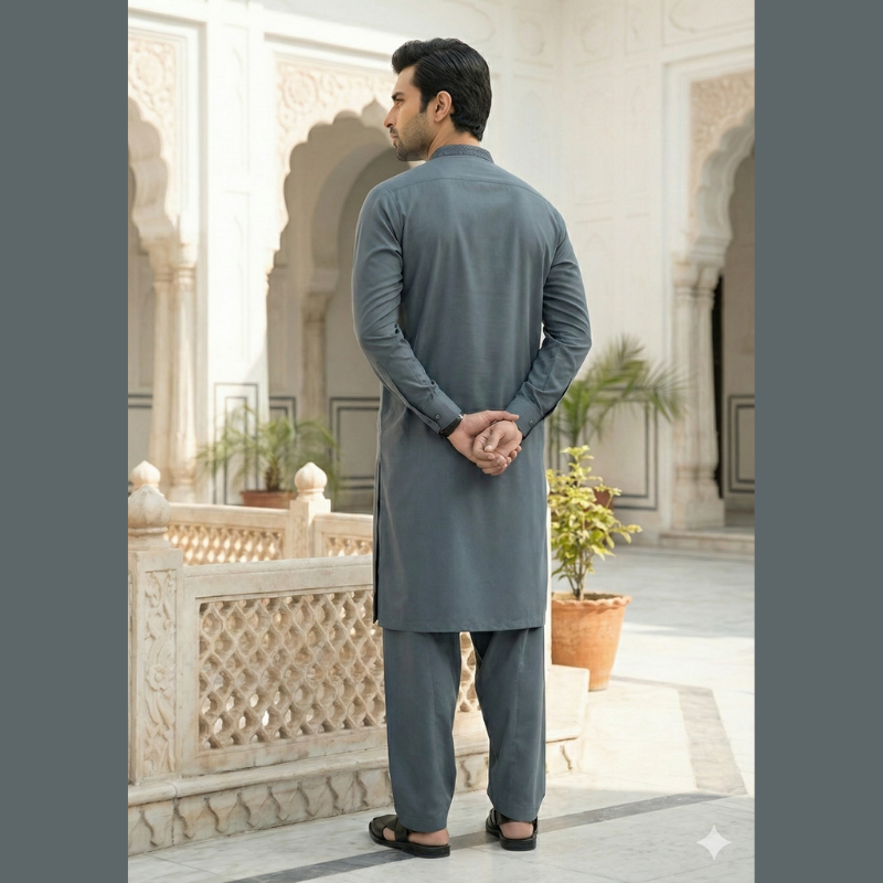 Men’s Wash & Wear Shalwar Kameez – Stitched | Ready to Wear