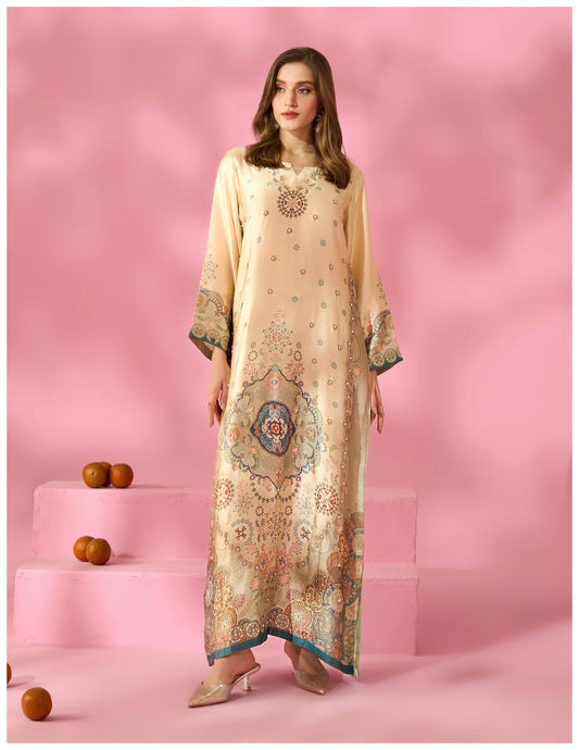 Eastern Clozet | Zarin — Luxury Digital Print Kurta