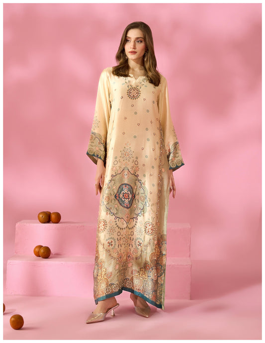 Eastern Clozet | Zarin — Luxury Digital Print Kurta