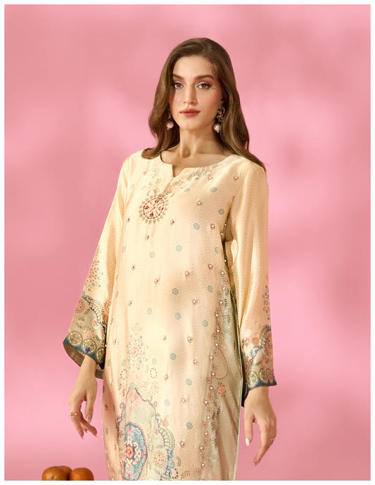 Eastern Clozet | Zarin — Luxury Digital Print Kurta
