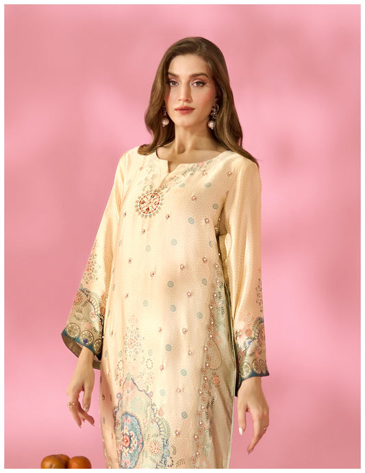 Eastern Clozet | Zarin — Luxury Digital Print Kurta
