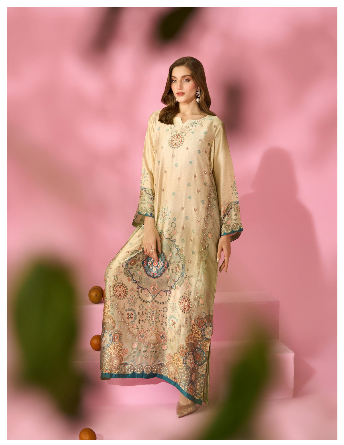 Eastern Clozet | Zarin — Luxury Digital Print Kurta