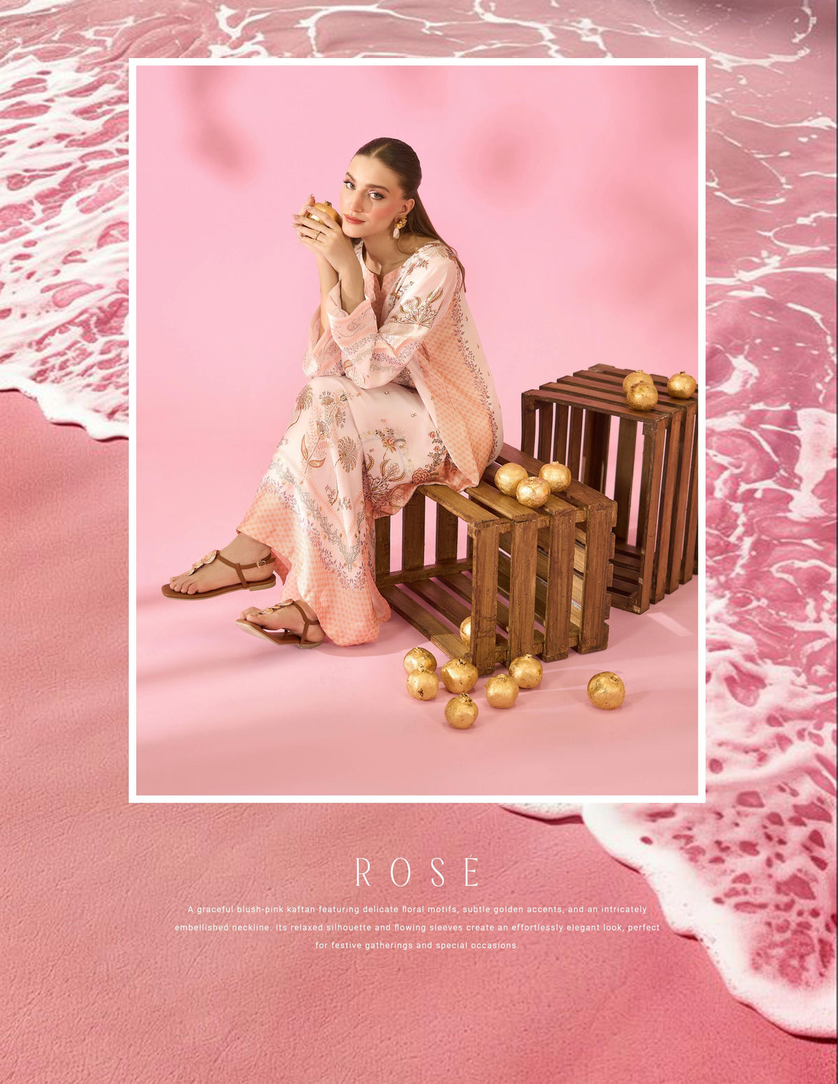 Roshan — Luxury Digital Print Kurta | Eastern Clozet