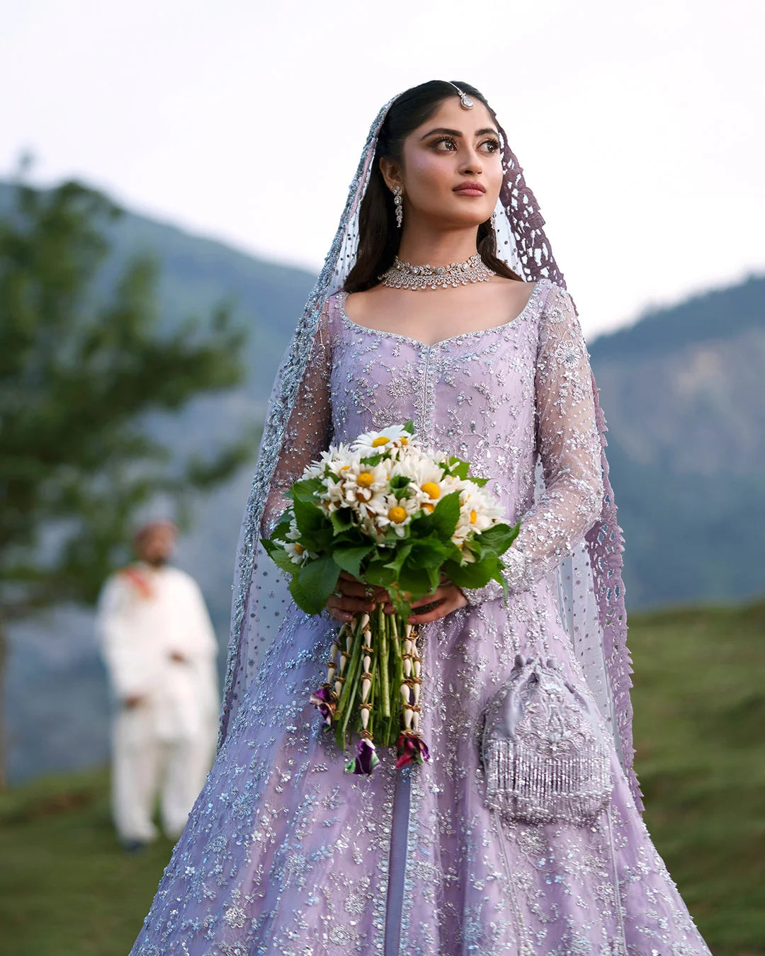 Noor Mahal — Embellished Bridal Open Gown aur Lehnga | Eastern Clozet