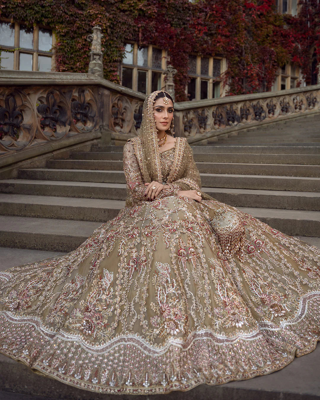 Eastern Clozet | Ghina — Embellished Bridal Lehenga Choli