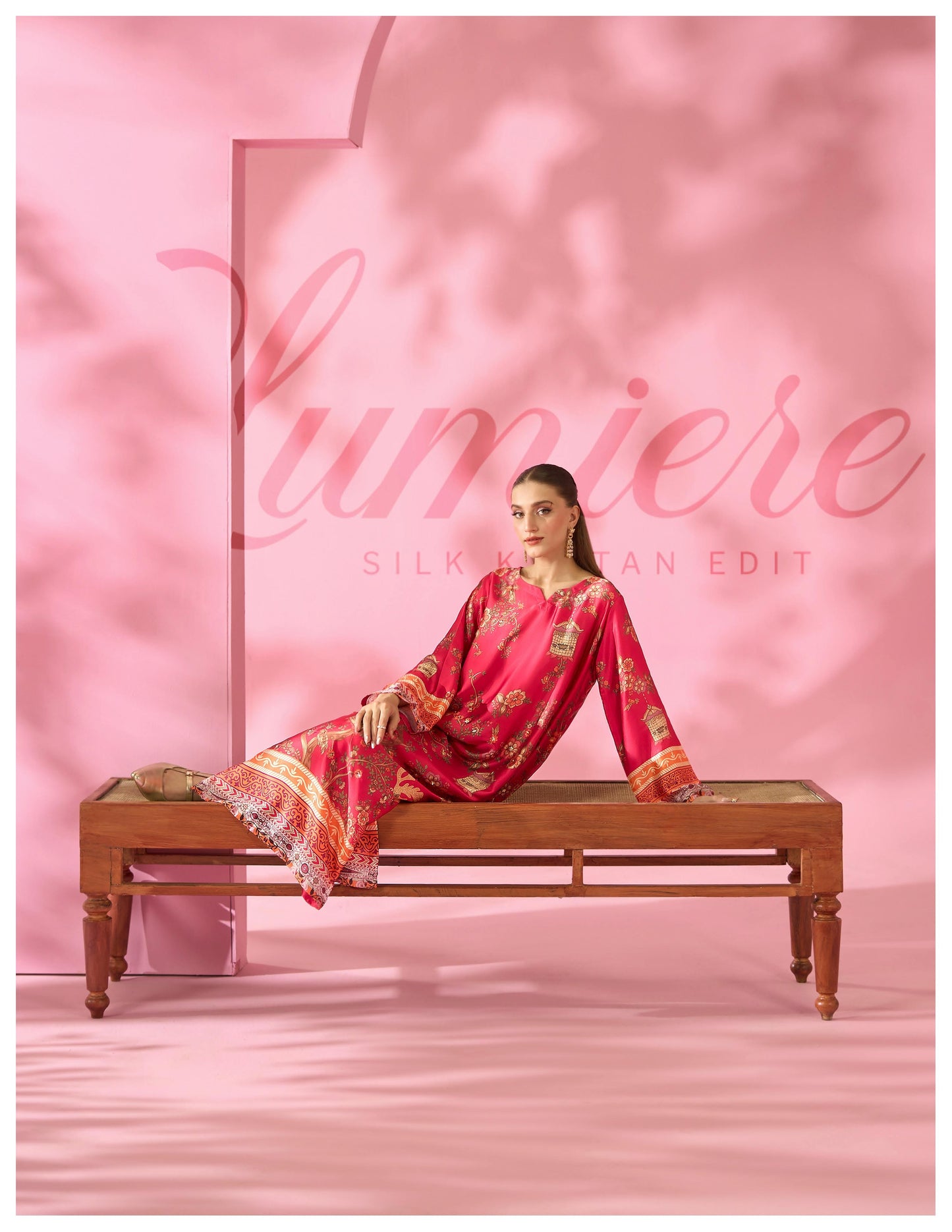 Eastern Clozet | Pinjra — Luxury Digital Print Kurta