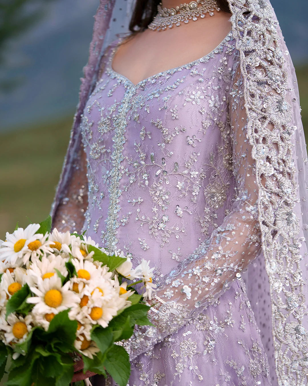 Noor Mahal — Embellished Bridal Open Gown aur Lehnga | Eastern Clozet