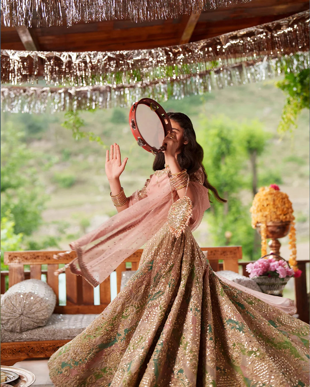 Eastern Clozet | Gul-e-Rana — Embroidered Bridal Lehenga Choli