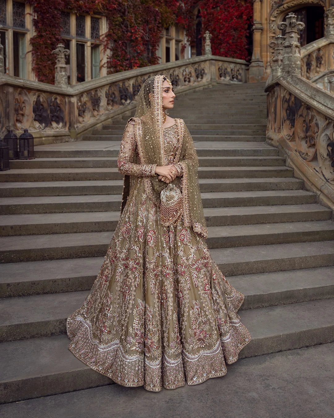 Eastern Clozet | Ghina — Embellished Bridal Lehenga Choli