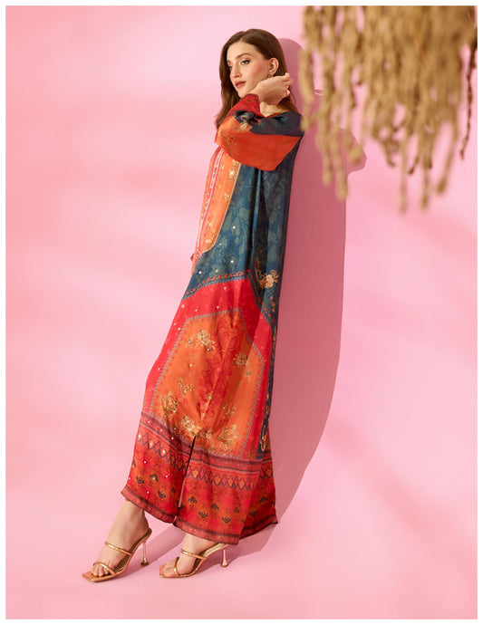 Eastern Clozet | Zara — Luxury Digital Print Kurta