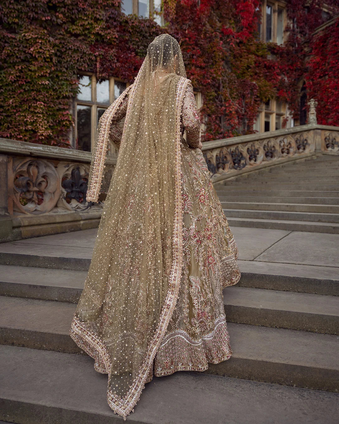 Eastern Clozet | Ghina — Embellished Bridal Lehenga Choli