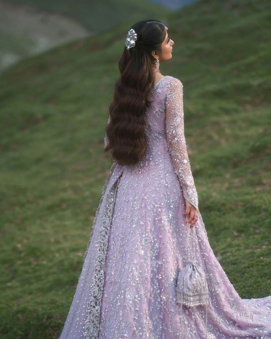 Noor Mahal — Embellished Bridal Open Gown aur Lehnga | Eastern Clozet