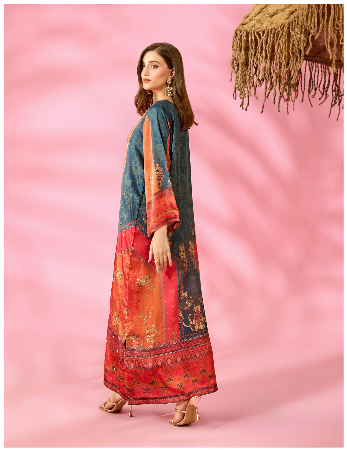 Zara — Luxury Digital Print Kurta | Eastern Clozet