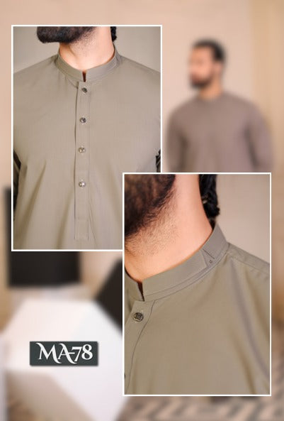 Pakistani Men’s Kurta Shalwar – Traditional Muslim Outfit ( MN334 )