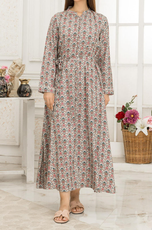 Rafia Printed Flared Maxi Dress – Luxury Casual Wear