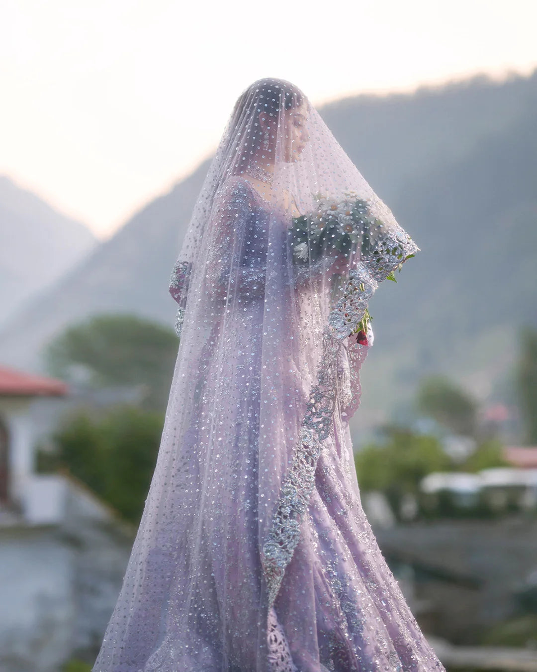 Noor Mahal — Embellished Bridal Open Gown aur Lehnga | Eastern Clozet
