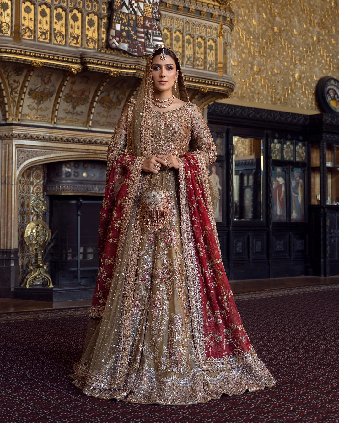 Eastern Clozet | Ghina — Embellished Bridal Lehenga Choli