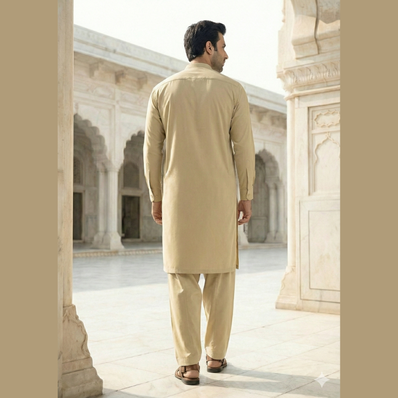 Men’s Wash & Wear Shalwar Kameez – Stitched | Ready to Wear