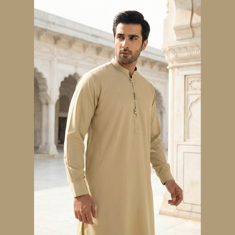 Men’s Wash & Wear Shalwar Kameez – Stitched | Ready to Wear