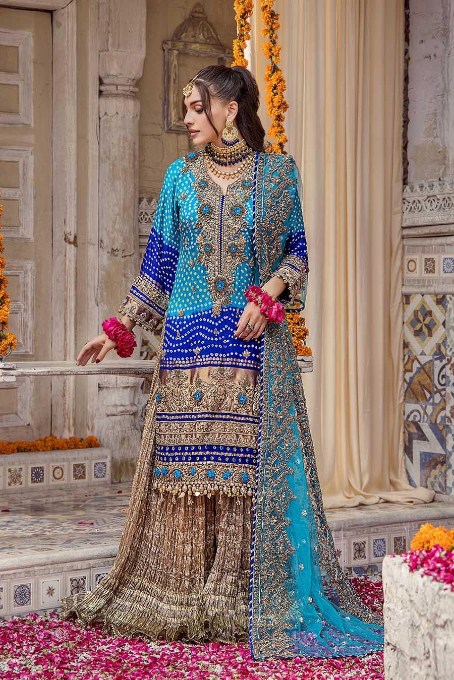 Luxury Pret Wedding Wear on Chiffon