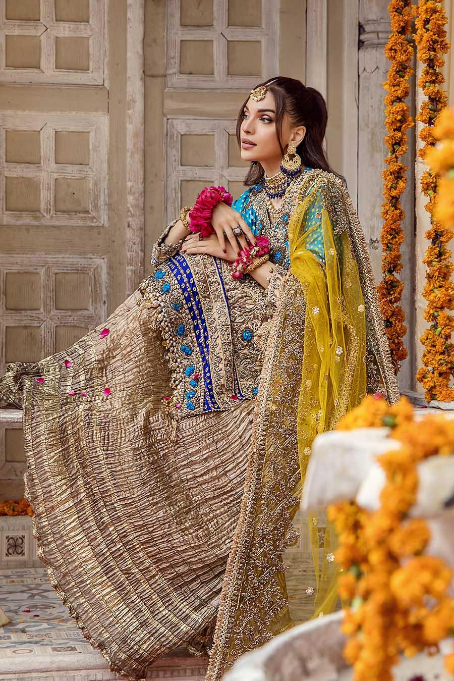 Luxury Pret Wedding Wear on Chiffon