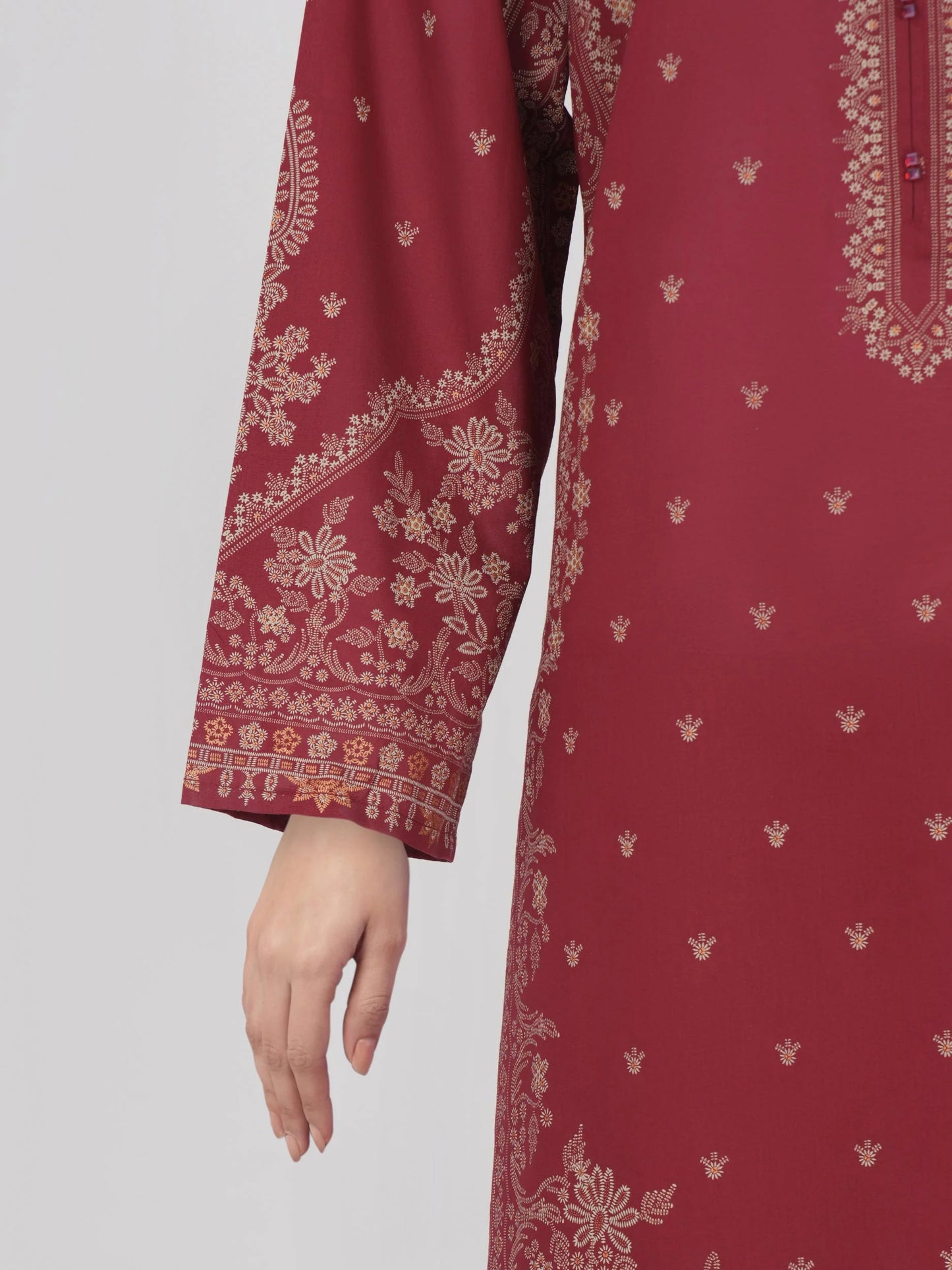 3 Piece Lawn Suit- Printed (Stitched)