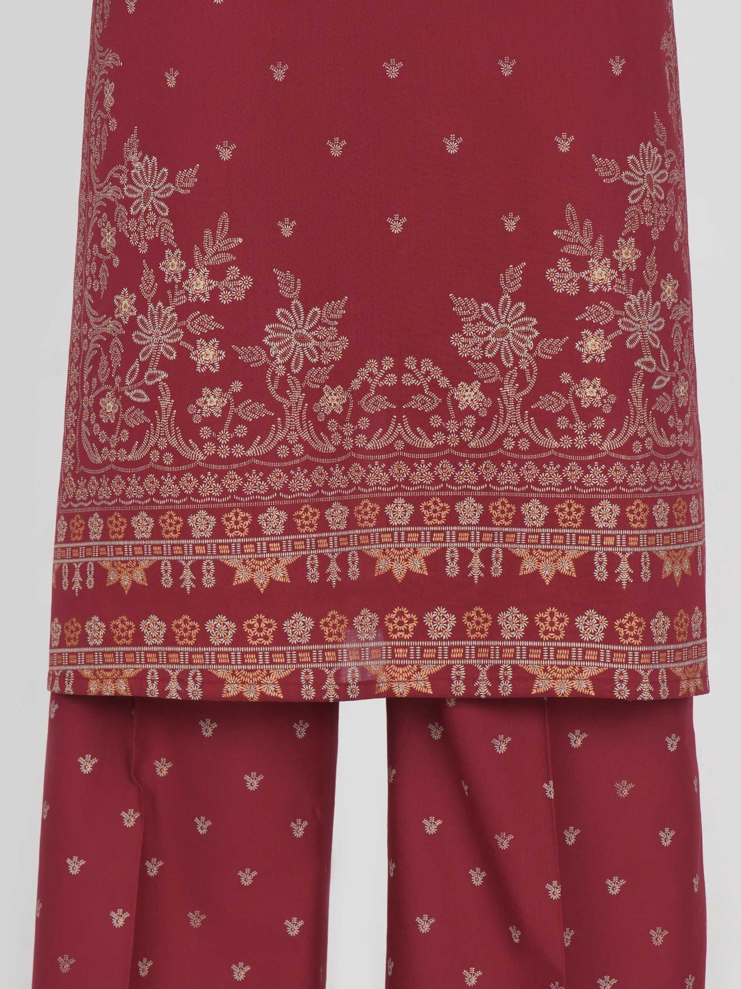 3 Piece Lawn Suit- Printed (Stitched)