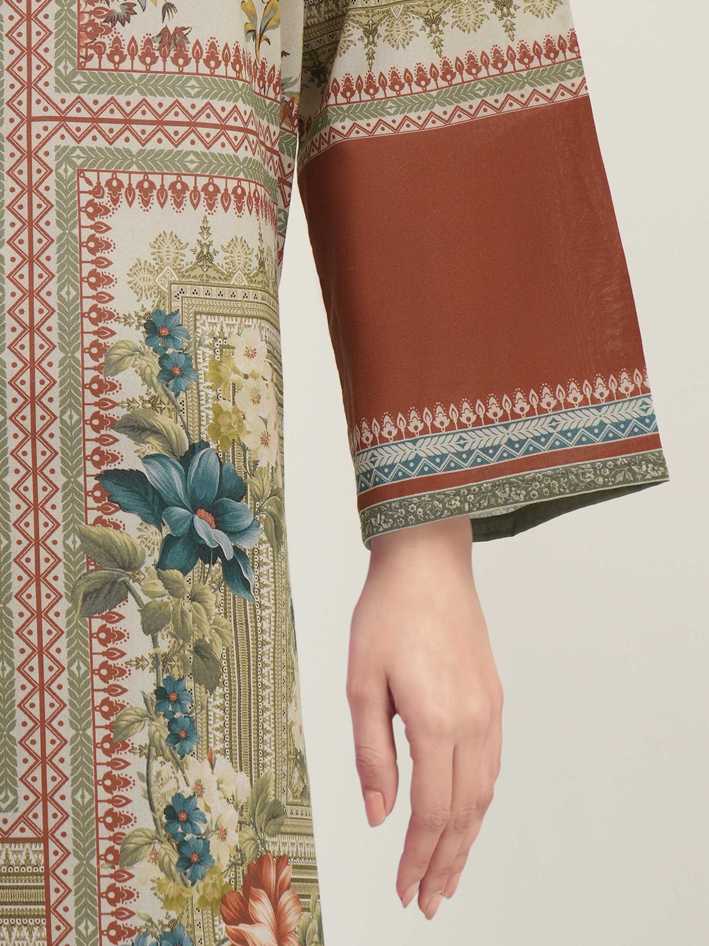3 Piece Lawn Suit- Printed (Stitched)