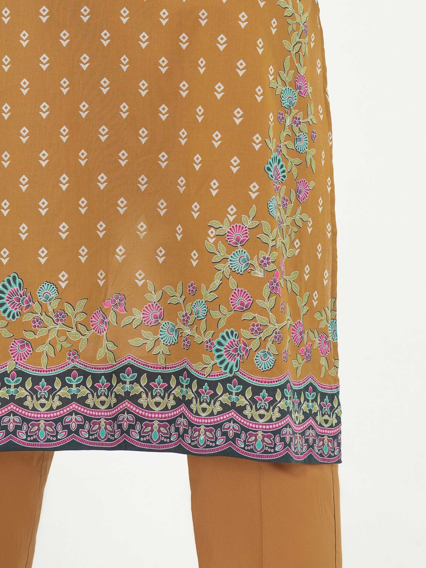 3 Piece Lawn Suit- Printed (Stitched)