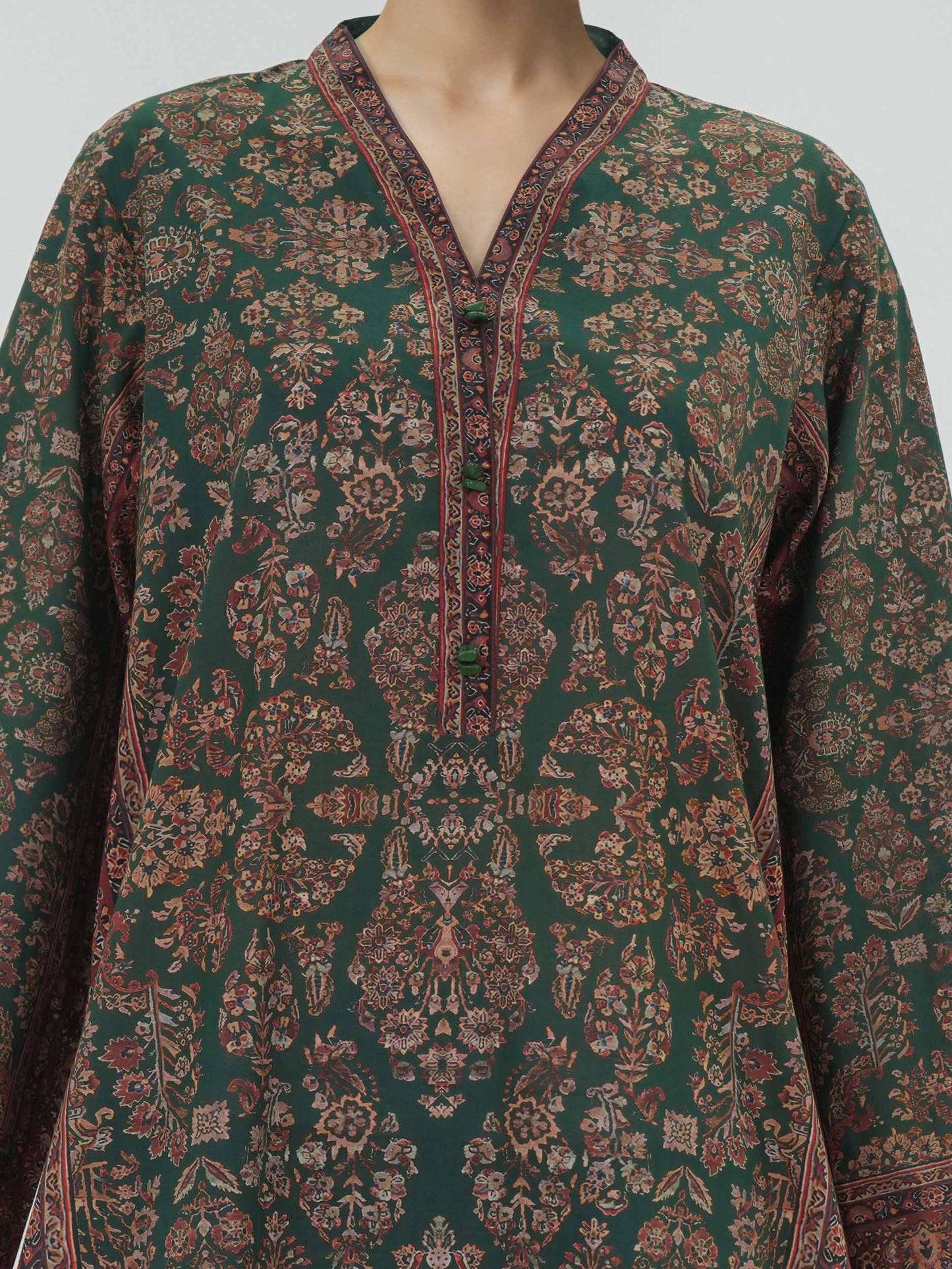 3 Piece Lawn Suit- Printed (Stitched)
