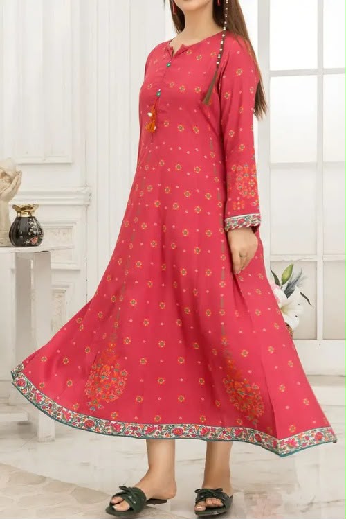 Rafia Printed Flared Maxi Dress – Luxury Casual Wear