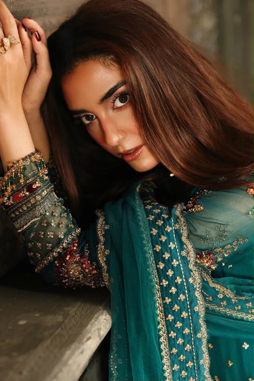 Luxury Chiffon Suit with Adda Work & Net Dupatta