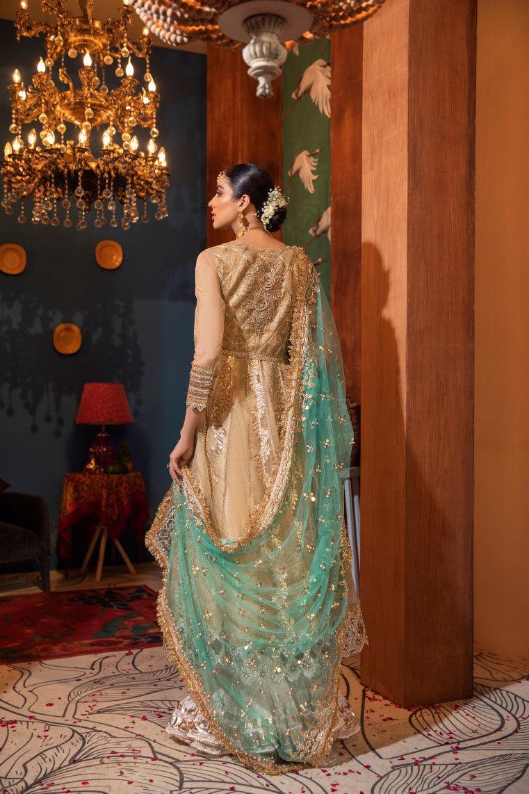 Luxury Pret with Dabka Hand Work on Crinkle Chiffon