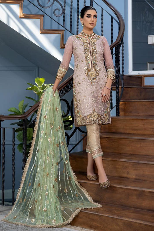Pakistani Party Wear Hand Work (Style 2) - Pakistani Designer Outfit by Eastern Clozet